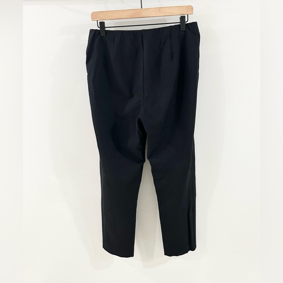 J. Jill Ponte Knit Slim Leg Pull On Pants Black Size Medium Petite - Picture 6 of 6